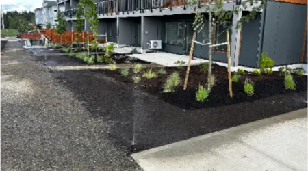 Medium sized mulch installation projects