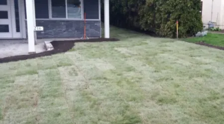 Sod installation Victoria BC.